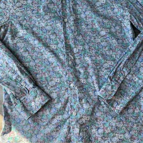 Grand Frank From  Sweden FLORAL PRINTED SHIRT - Picture 7 of 15